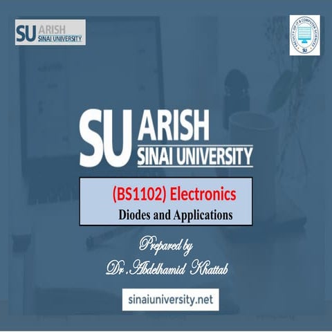 Lecture 6 Diodes Applicationslecturelecturelecturelecture Pptx