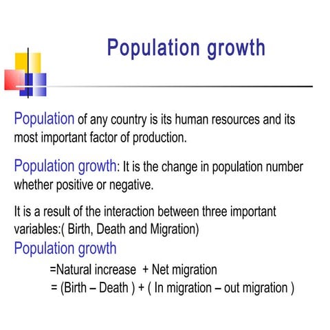 Introduction to rural sociology 101 Lecture 6 population growth and ...