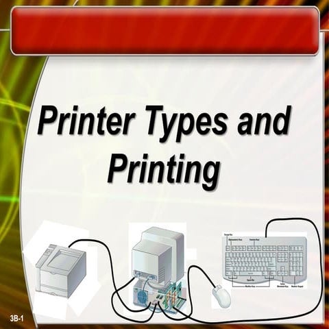 Comprehensive Overview of Printer Types and Printing Technologies | PPTX