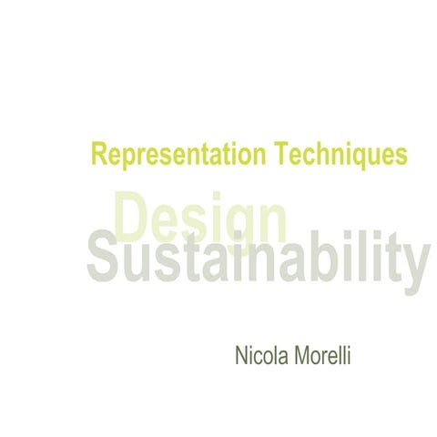 Lecture 6 representation techniques