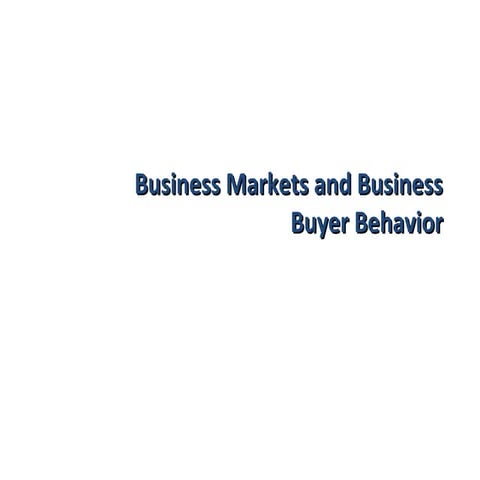 Business Market