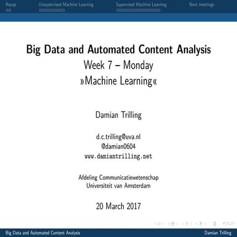 BDACA1617s2 - Lecture7