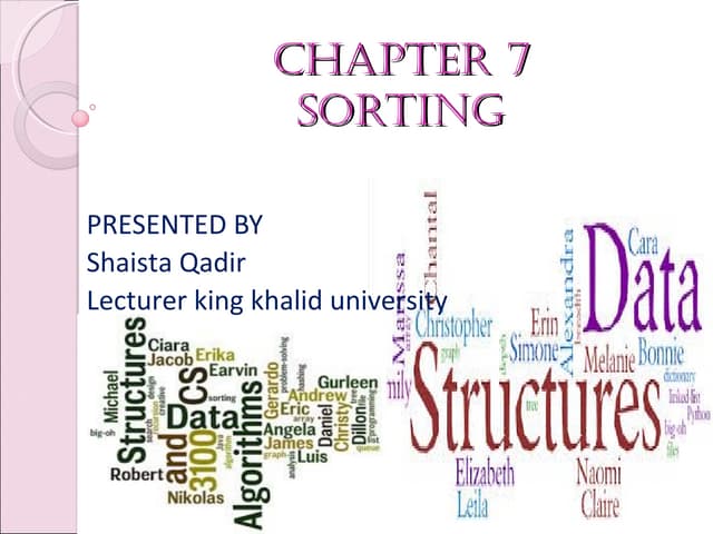Sorting | PPT