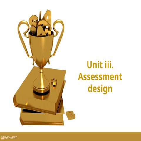 Lecture 7. Assessment design.pptx ways of assessment design