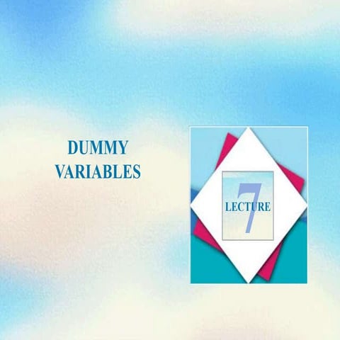 Lecture7-DummyVariables.ppt