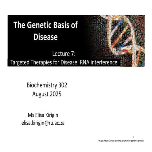 Lecture 7-Genetic Basis of Disease-Targeted Therapies-RNA Inteference.pdf