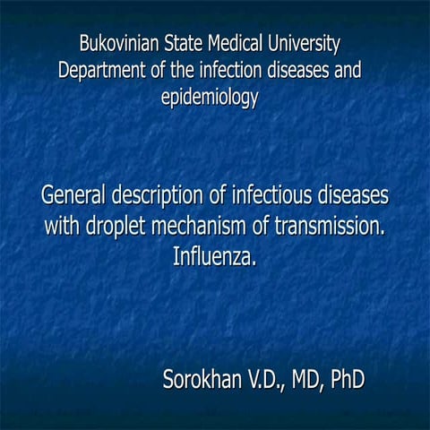 Lecture 7. influenza