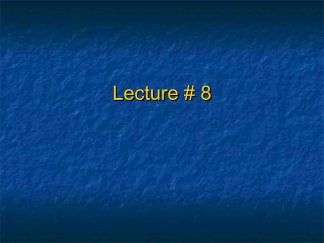 Lecture8