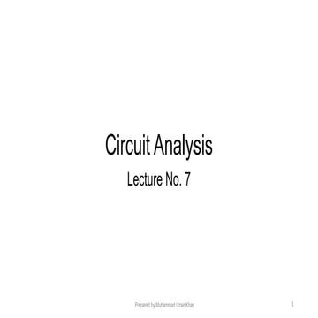 Circuit Analysis. Resistors in Series and parallel