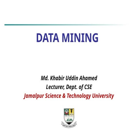 Data Mining - Apriori Algorithm Example | PPTX