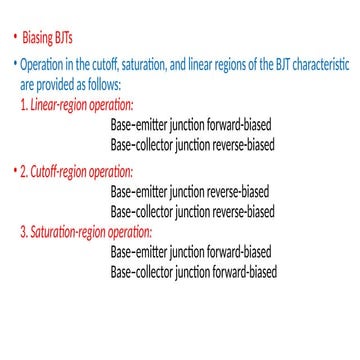 lecture 8 biasing.pptx in electro physics | PPTX