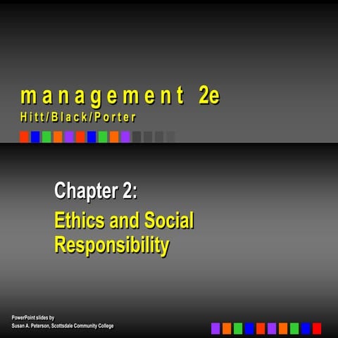 corporate social responsibility and ethics