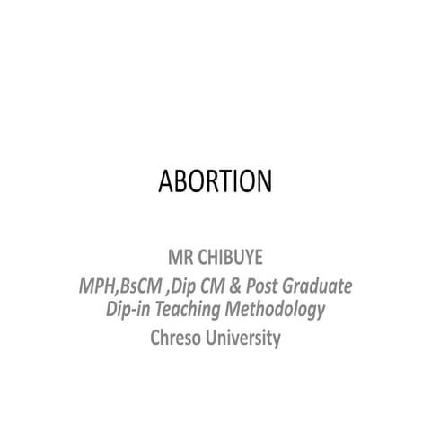 Lecture 9 .  Abortions-1.ppt