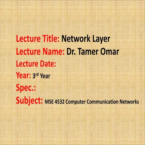 Lecture9 is going on the road today so we have a good day | PPT