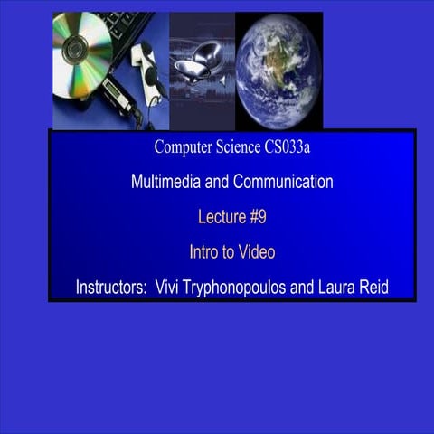 Introduction to Digital Video Capture and Editing Techniques | PPT