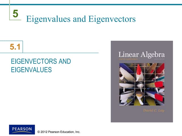 Lecture 9   eigenvalues -  5-1 & 5-2