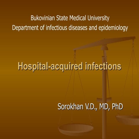 Lecture 9. hospital aquired infection