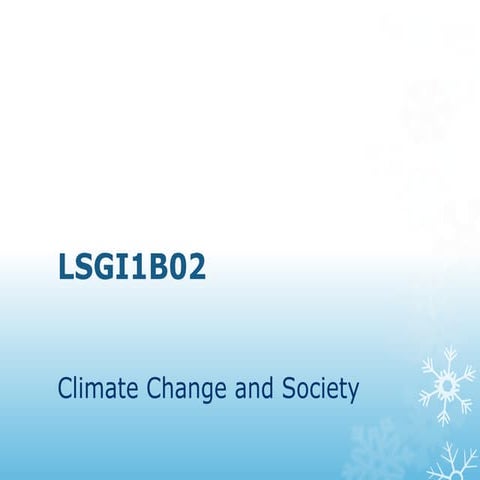 Lecture 9   impacts of climate change