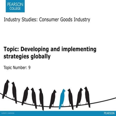 Lecture 9   industry studies student