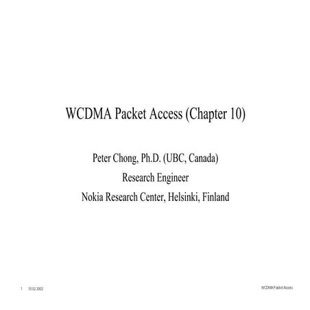Lecture9 packet access