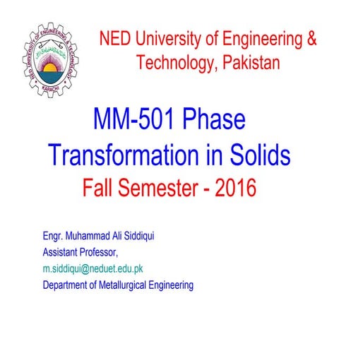 Lecture  bainite, bainitic alloys and bulk nanocrystalline steel