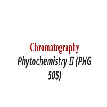 Lecture of Chromatography for students.pptx
