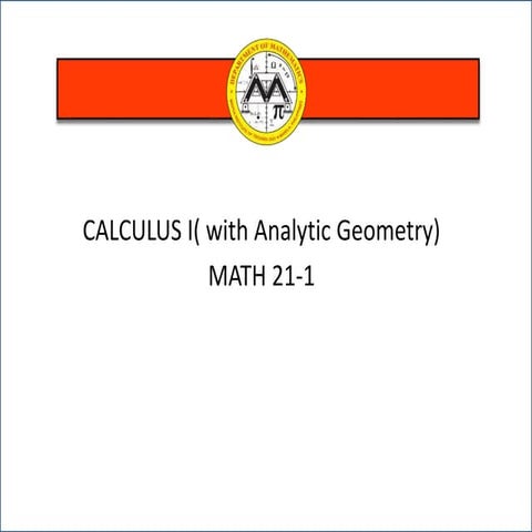 Lecture co1 math 21-1