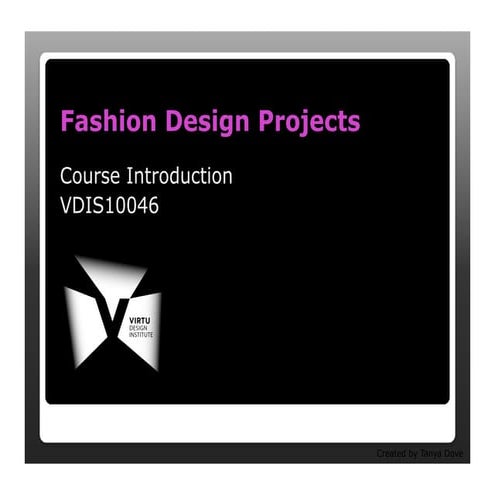 Introduction to Fashion Designing for all | PPTX