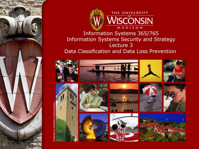 Lecture Data Classification And Data Loss Prevention