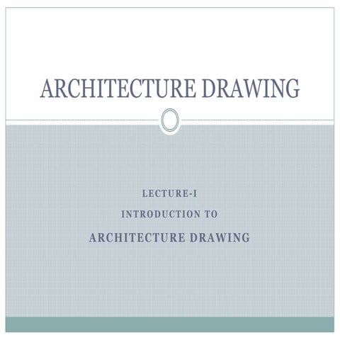 Lecture i introduction dwg