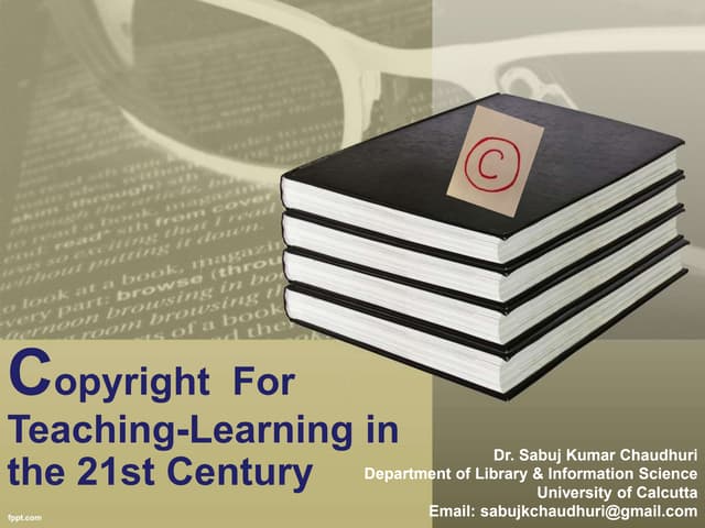Copyright for Teaching-Learning in the 21st Century