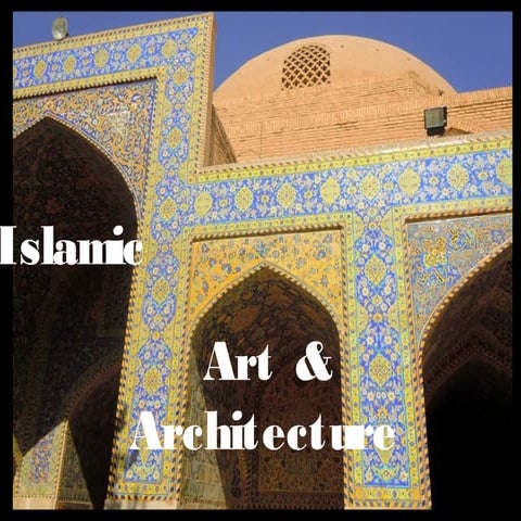 Lecture, Islamic Art & Architecture