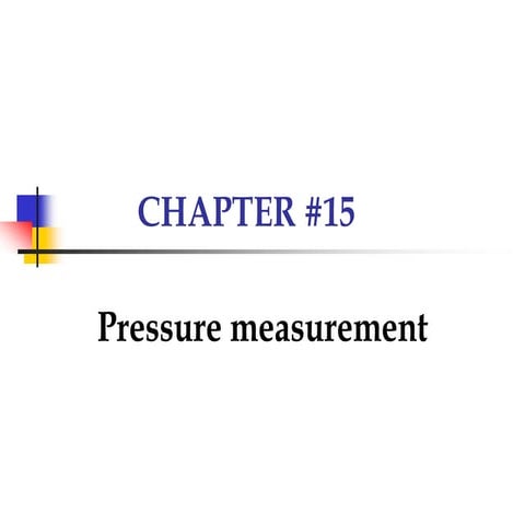 pressure measurement