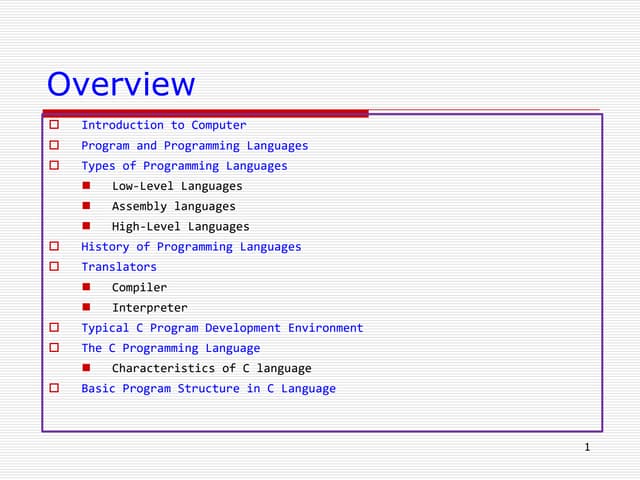 Introduction to Computer