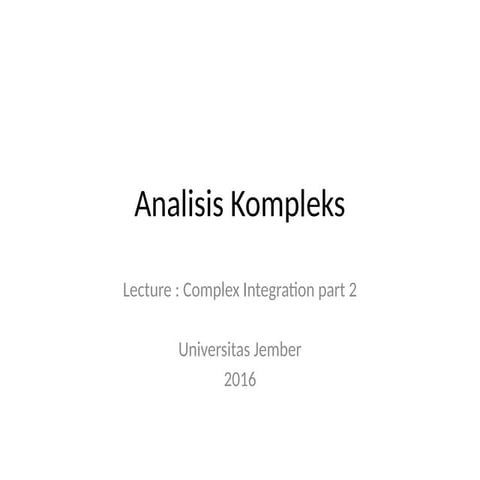 Lecture note - Complex Integration part 2.pptx