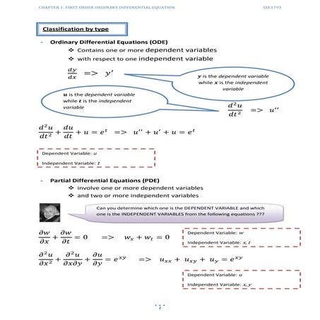 Scse 1793 Differential Equation lecture 1