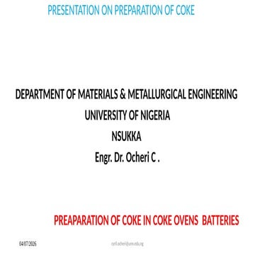 Coke oven process in Steel Plant similarly like | PPT