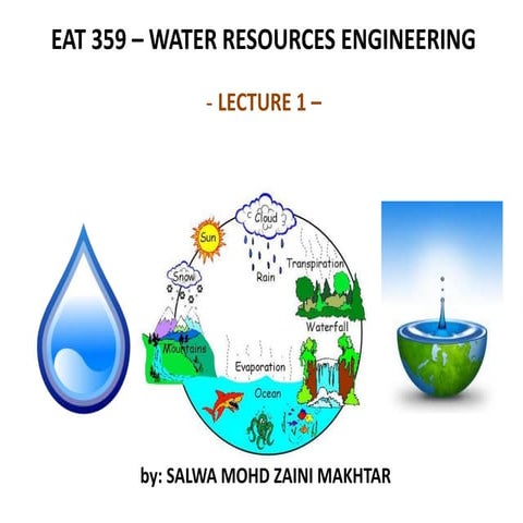 Lecture notes eat 359 (water resources engineering) lecture 1-student