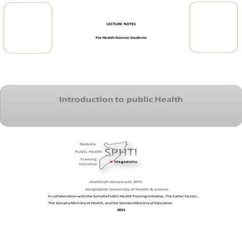 public Health in Somalia