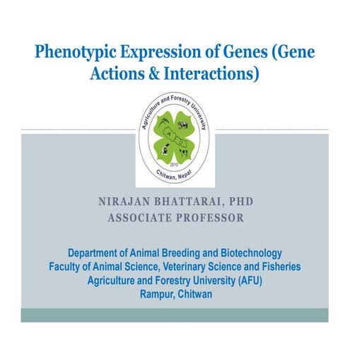 Lecture Notes_9_Phenotypic Expression of Genes.pdf