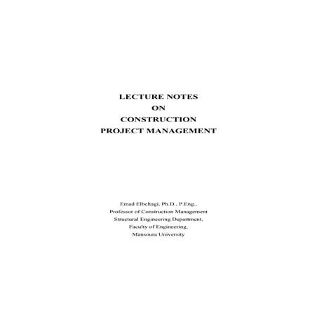 Lecture notes on_construction_project_ma