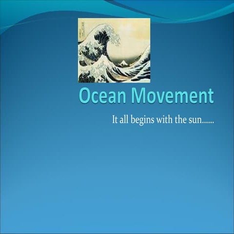 ocean currents water masses