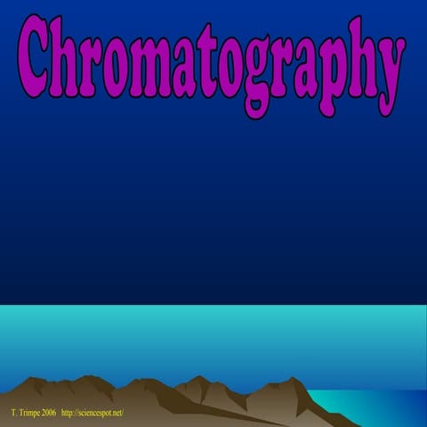 Lecture of chromatography | PPT