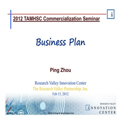 The 1st Step of Emerging Technology Ventures