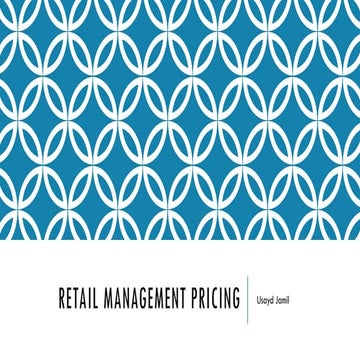 Lecture on Pricing Strategies.pptx and ppt | PPTX