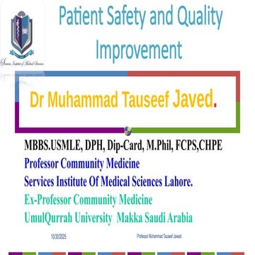 Lecture Patient Safety and Quality Improvement  .pptx