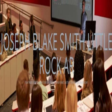 joseph blake smith little rock Ar.pptx