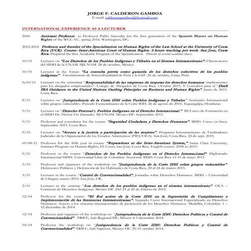 INTERNATIONAL LECTURES