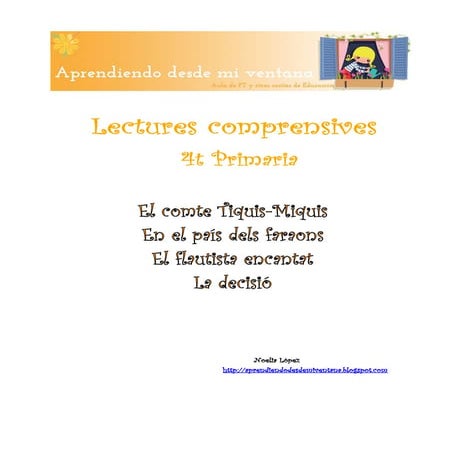 Lectures comprensives 4t Primaria català