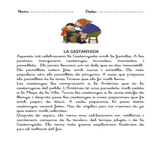 Lectures de la castanyada, nadal i ...